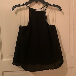 XS black flowy Altar’d State halter top